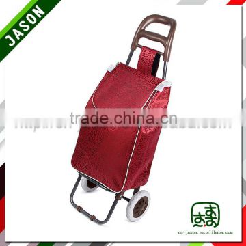 folding shopping cart hot sell portable trolley shopping bag with wheels