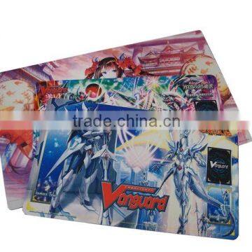 Protective anti-silp rubber card game play mat
