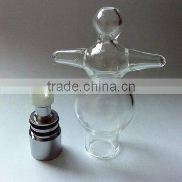 Cute snowman glass vaporizer wax vaporizer wax atomizer for Christmas
