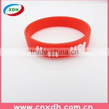 Hot sale silicone wristaband 1 inch advertising