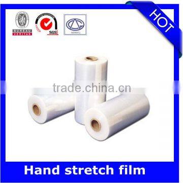 330mm x 13mic x 457m LLDPE clear hand stretch film