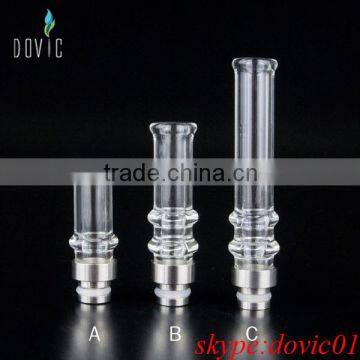 Different length 510 glass wide bore drip tip