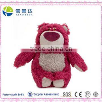 A small Rose red teddy bear plush Toy