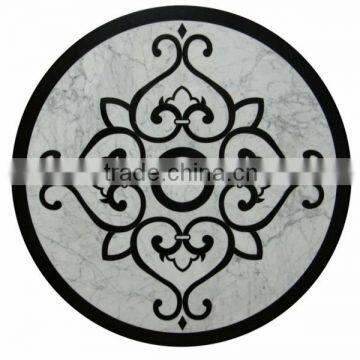 Fashion waterjet antique tiles for sale, water jet marble medallion