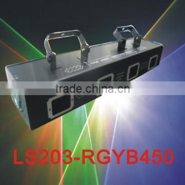 4 Lens 4 Colors 450mW Stage Laser Light for Disco/Club