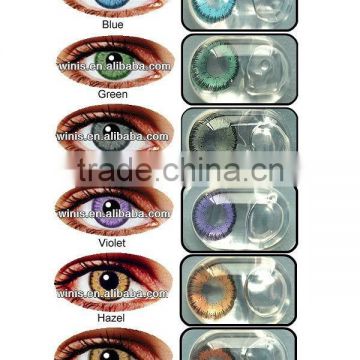 wholesale Yearly tri tone Eclipse color contact lens