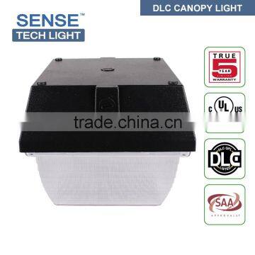 UL DLC SAA Listed 40W LED Canopy light IP54 Industrial ceiling light