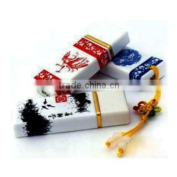 China supplier ceramic pendrive /Chinese characteristic USB flash drive 3.0 for promotional gift