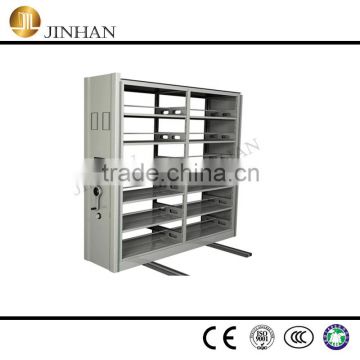 double post Mobile file cabinet for library