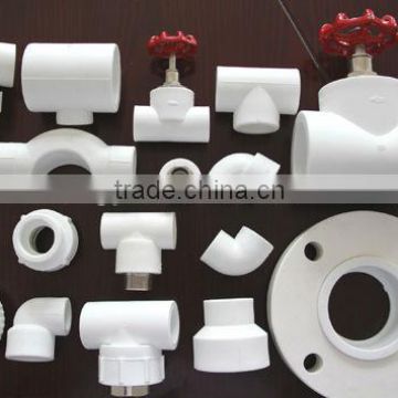Changshu Recycled Plastic WHITE PPR Pipe Fittings for cold and hot water supply