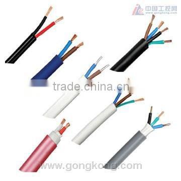Flat PVC sheathed and insulated power copper core cables VVG-P,VVGng-P