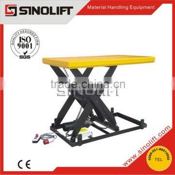 Sinolift HIW Power Stationary Electric Platform Hydraulic Scissor Lift Table