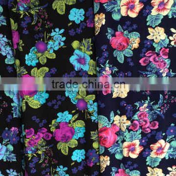 2016 HOT 100% Rayon plain Fabric For Women Dress