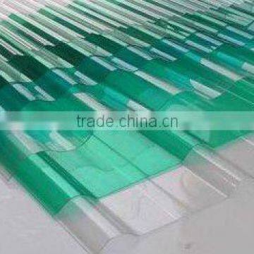 Guangzhou high quality Extrusion PC corrugated sheet,polycarbonate corrugated sheet