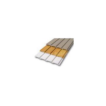 Wood Grain Durable PVC Garage Slatwall Panels For Tack Storage Organization