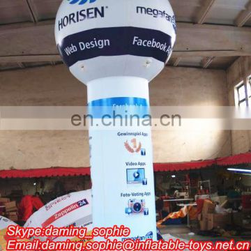 Lighting inflatable advertising billboard pillar for sale