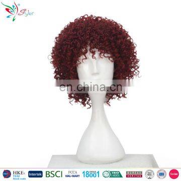 yiwu wig factory wholesale cheap curly synthetic cosplay wigs