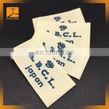Good prices cotton silk screen printed ribbon for garments label