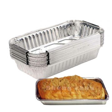 30-Pack Aluminum Bread Loaf Pans with Lids, Foil Bread Pans, Disposable Foil  Cake Pans, Standard Size Tins for Baking Bread 