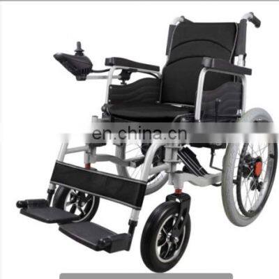 Amazon hot selling  lightweight wheelchair folding power remote control electric wheelchair