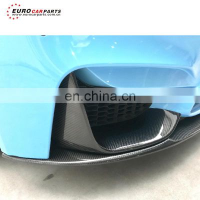 front lip side mseries m3 m4 f80 f82 f83 dry carbon fiber material fit for f80 f82 f83 front lip corner and corner parts
