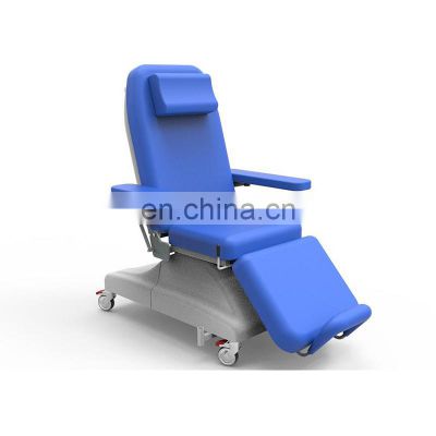 Hospital Cheap ABS Plastic Mobile Transfusion Infusion Chair Electric Dialysis Chair