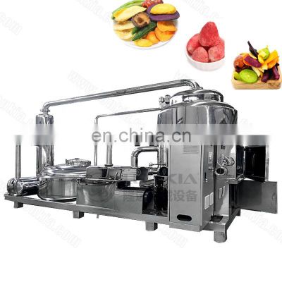Apple Chips Frying Equipment Fruit and Vegetable Chips Vacuum Fryer Low Temperature Dehydration Pitaya Fryer