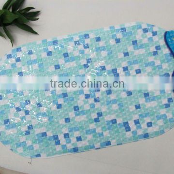 PVC bath printed bath mat mat anti-slip mat (JK-6636B)