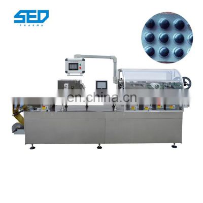 Fully automatic mini blister packaging machine with can connect production line