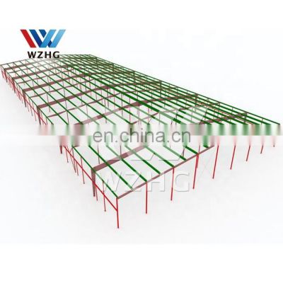 Galvanized construction building prefabricated steel structure warehouse