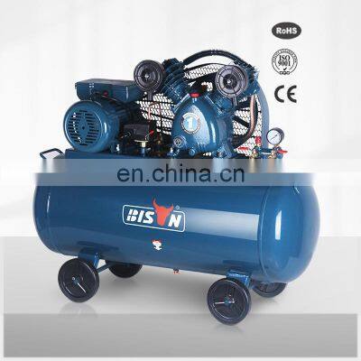 Bison Best Price 230V 2hp 2 Hp Ac Belt Driven Air Compressor 100L 3Hp Air Compressor Belt Driven