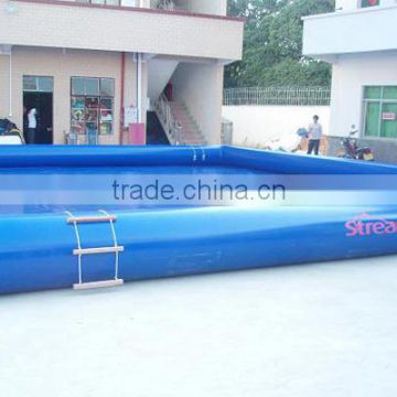 Commercial 0.6mm pvc tarpaulin best selling inflatable adult swimming pool
