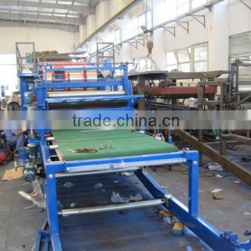 Mineral wool sandwich production line