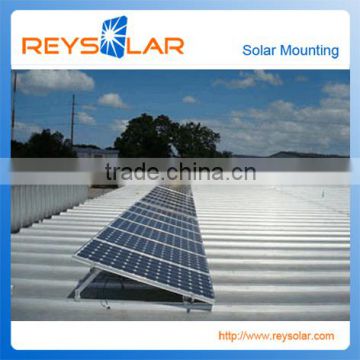 roof solar mounting system solar steel tile roof mounting aluminum solar power mounting