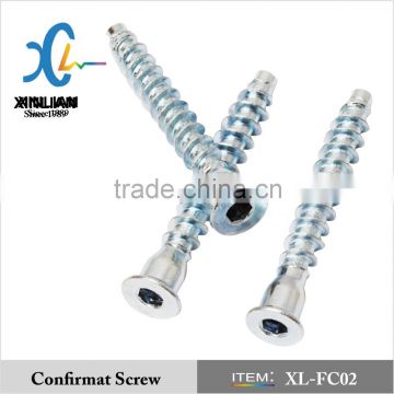XL-FC01 Hex socket furniture screw with deep hole
