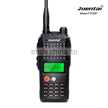 JUENTAI JT-K10AT Ham Two way radio 3000mAh UHF 400-470MHZ Power 10W Single Frequency Radio