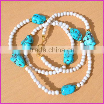 NE2134 Fashion Turquoise Chunky Necklace,Turquoise Jewelry Necklace