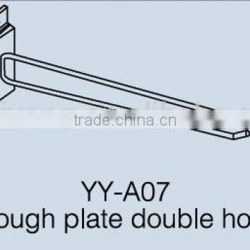 trough plate double hook
