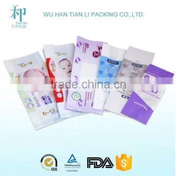 custom logo print bopp plastic tissue bag manufacturers