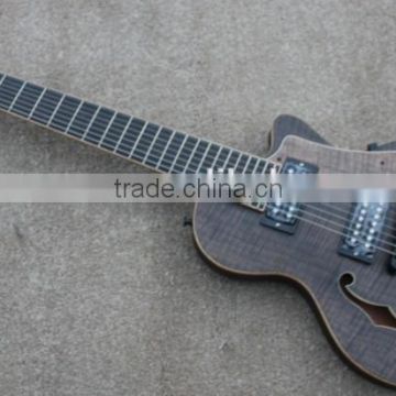 NEW BRAND 7string JAY TURSER Electric guitar with flame maple top ebony fingerboard semi-hollow body