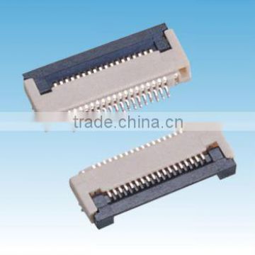 0.5mm pitch zif v/t smd type LCD FFC/FPC connector