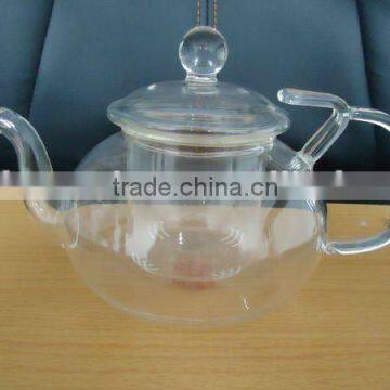 hot sale borosilicate glass teapot 500ml