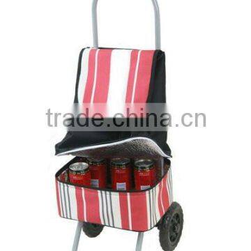 Foldable shopping trolley