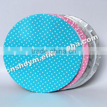cicle cake board cake drum
