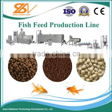 Different Sinking fish feed extrusion line
