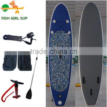 Blue colour new crafts inflatable stand up paddlesurf board