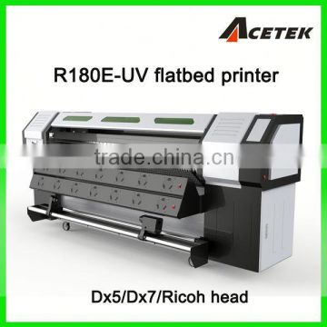 UV Flatbed Glass Printer Double DX5/DX7 Heads Wide Format UV Printer