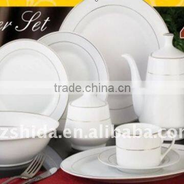 47pcs round shape dinnerware set