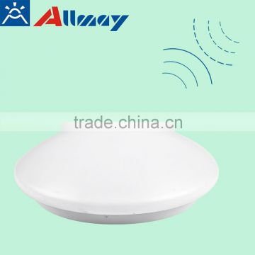 2015 NEW product 110V radar/microwave motion sensor led ceiling light with light operated