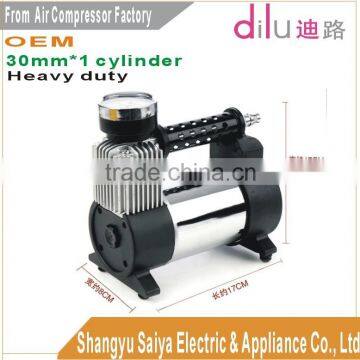 Car air compressor, heavy duty air compressor, air pump , air inflator, 30mm cylinders air compressor